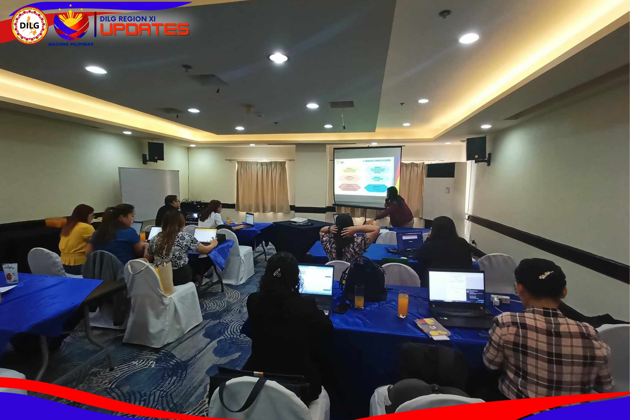 DILG XI Conducted an ” Orientation on the Peace and Order Council (POC) and “Anti-Drug Abuse Council (ADAC) Performance Audit CY 2024” to the HUC/Provincial Focal Persons on February 28, 2024 at the Apo View Hotel, Davao City