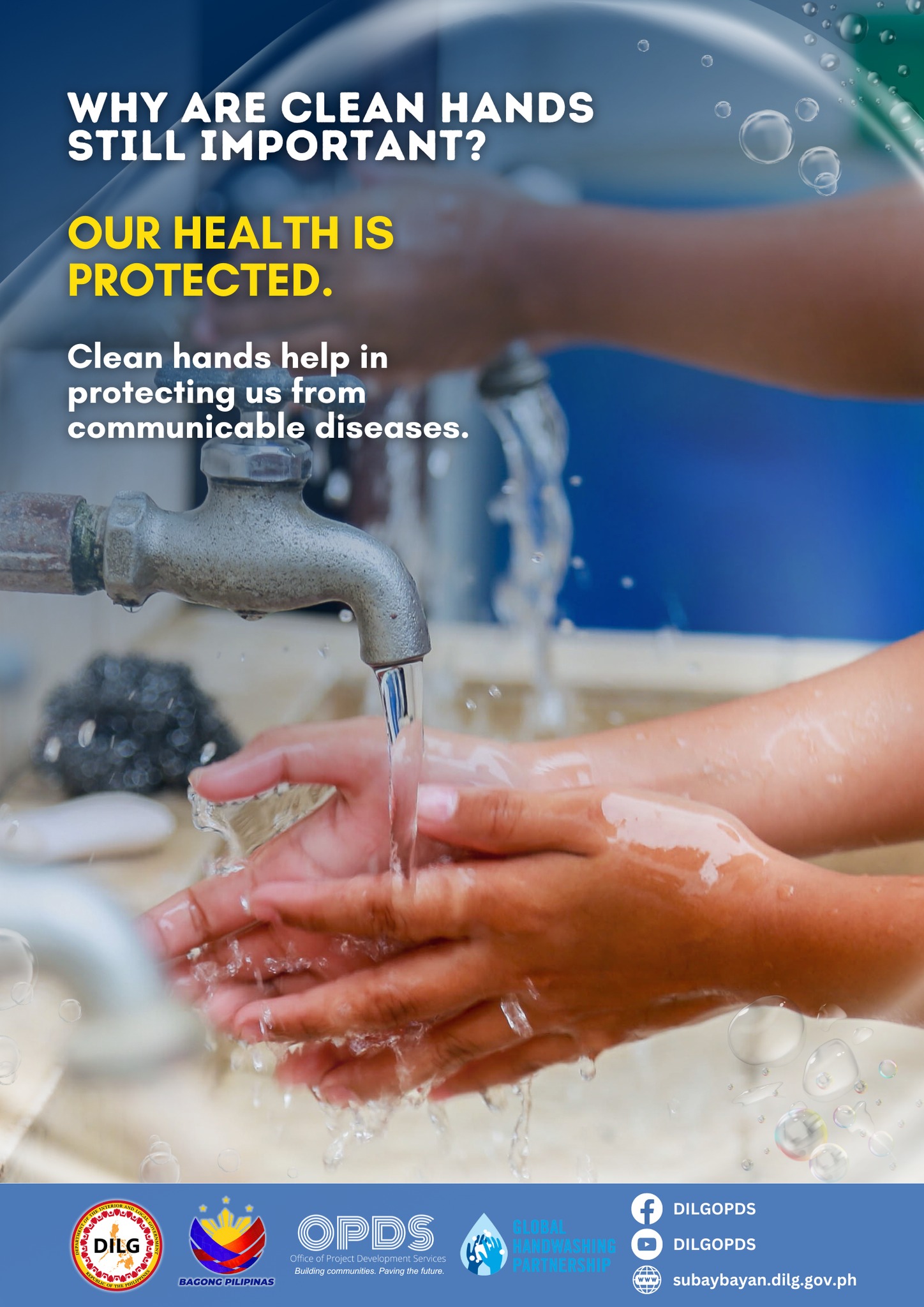 DILG XI joins the world today, October 15, in celebrating the Global Handwashing Day