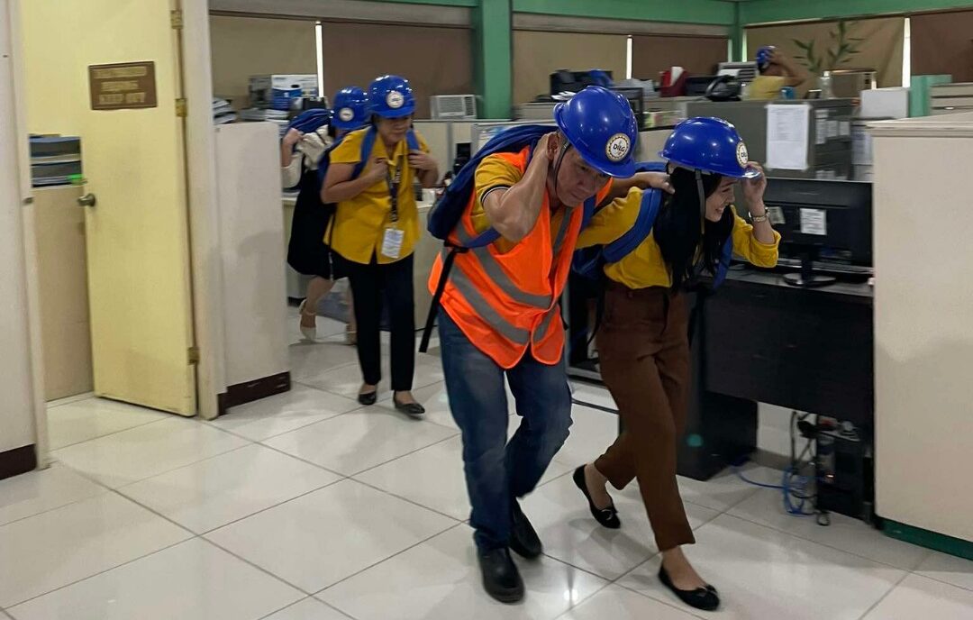 DILG XI actively participated in the Nationwide Simultaneous Earthquake Drill (NSED) 2025